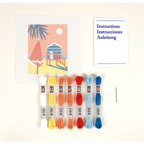 DMC Beach House Needlepoint Kit - Image 2