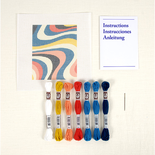 DMC Waves Needlepoint Kit - Image 2