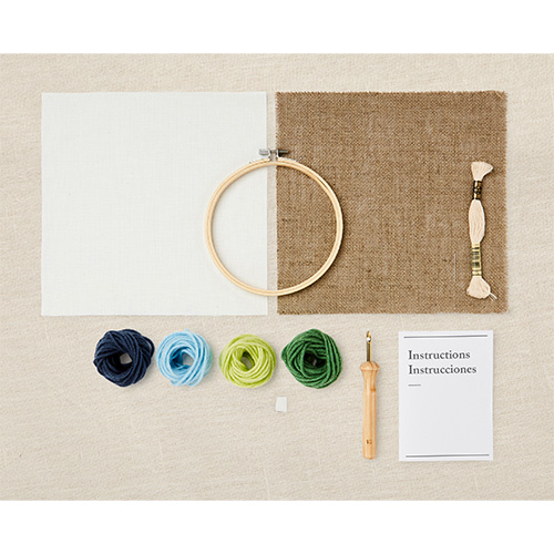 DMC Relaxed Rustic Punch Needle Kit - Image 2