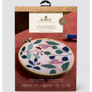 DMC Tropical Flowers Punch Needle Kit