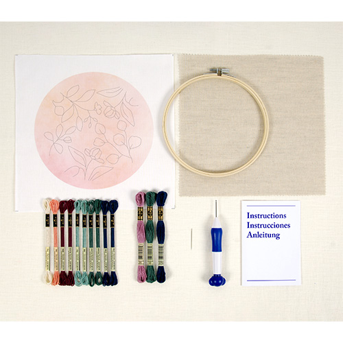 DMC Tropical Flowers Punch Needle Kit - Image 2