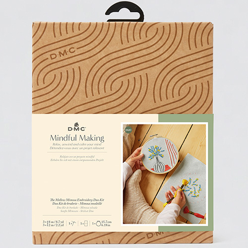 DMC Mellow Mimosa Duo Embroidery Kit