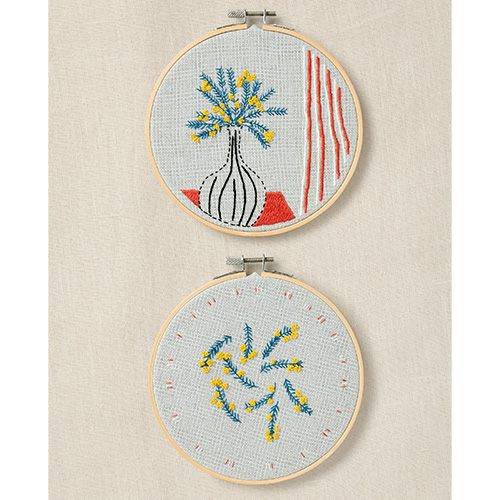 DMC Mellow Mimosa Duo Embroidery Kit - Image 3