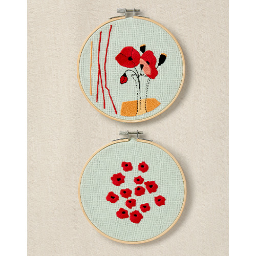 DMC Restful Poppies Duo Embroidery Kit - Image 3