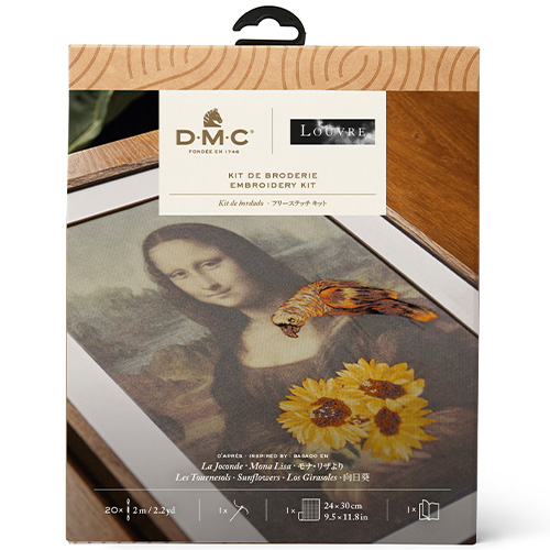 DMC Mona Lisa Sunflowers Embroidery Kit