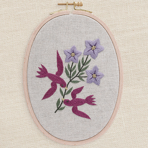 DMC Campanulas Embroidery Kit - Image 3