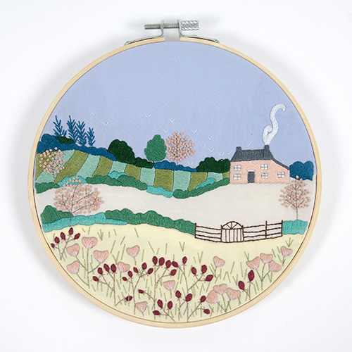 DMC Spring Landscape Embroidery Kit - Image 3