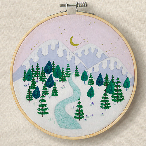 DMC Winter Landscape Embroidery Kit - Image 3