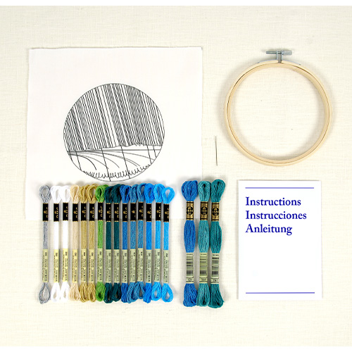 DMC Ocean Rain Embroidery Kit - Image 2