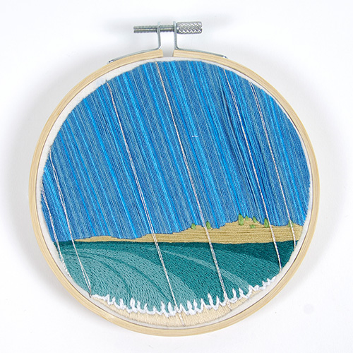 DMC Ocean Rain Embroidery Kit - Image 3