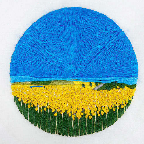 DMC Sunflower Fields Embroidery Kit - Image 3