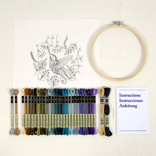 DMC Hummingbird Embroidery Kit - Image 2