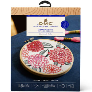 DMC Dahlias Embroidery Kit