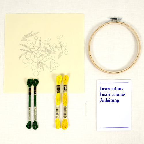 DMC Mimosas Embroidery Kit - Image 2