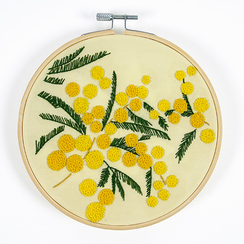 DMC Mimosas Embroidery Kit - Image 3