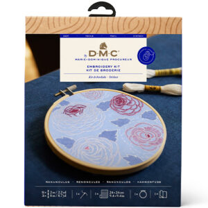DMC Ranuculus Embroidery Kit