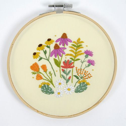 DMC Mediterranean Garden Embroidery Kit - Image 3