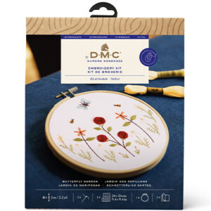 DMC Butterfly Garden Embroidery Kit