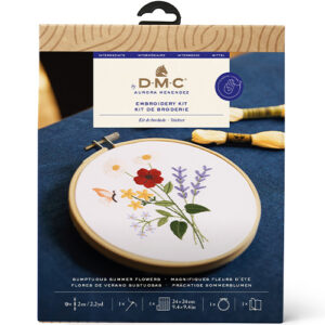 DMC Summer Flowers Embroidery Kit