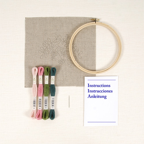 DMC Indiennes Flowers Embroidery Kit - Image 2