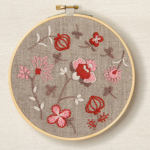 DMC Indiennes Flowers Embroidery Kit - Image 3