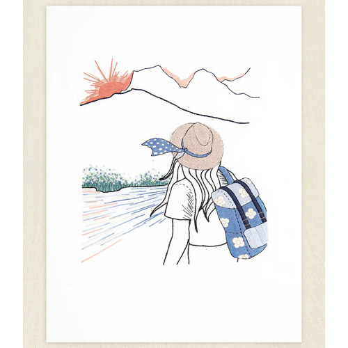 DMC Backpacker Embroidery Kit - Image 3