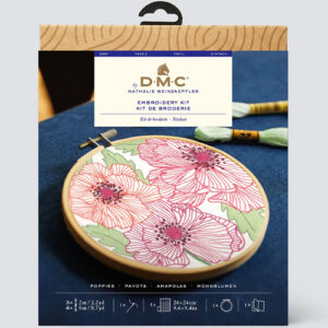 DMC Poppies Embroidery Kit