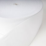 Knitted Elastic - 75mm, White