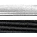 Braided Elastic - Cards - 12mm, White (3)