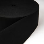 Knitted Elastic - 75mm, Black