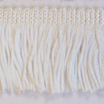 Fringe Cut Plain Top - 50mm, White (3)