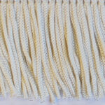 Fringe Cut Plain Top - 50mm, Cream (6)