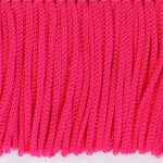 Fringe Cut Plain Top - 50mm, Hot Pink (84)
