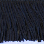 Fringe Cut - Gimp Top - 75mm, Black (4)