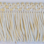 Fringe Cut - Gimp Top - 75mm, Cream (6)