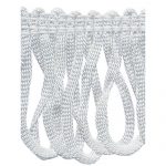 Looped Fringing (FW) - 50mm, White (3)