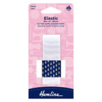 Woven Elastic - 25mm, White (3)