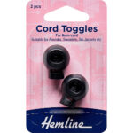 Cord/Spring Toggles - Black (4)