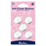 Self Cover Button Metal - 22mm