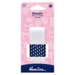 Knitted Elastic Packaged - 32mm, White (3)