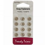 Snap Fasteners - Nickel - 6mm