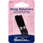 Bra Strap Retainers - Black (4)