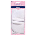 Shoulder Pads Covered Set-In - White (3)