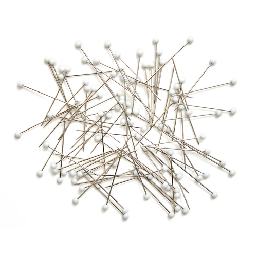 Hobby Gift Glass Head Pins in Jar - Image 2