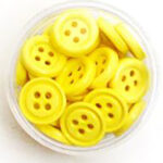 Dress It Up Button - Light Yellow