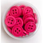 Dress It Up Button - Fuchsia