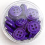Dress It Up Button - Dark Lilac