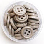 Dress It Up Button - Grey