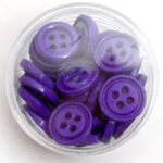 Dress It Up Button - Dark Purple