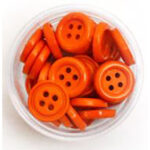 Dress It Up Button - Orange